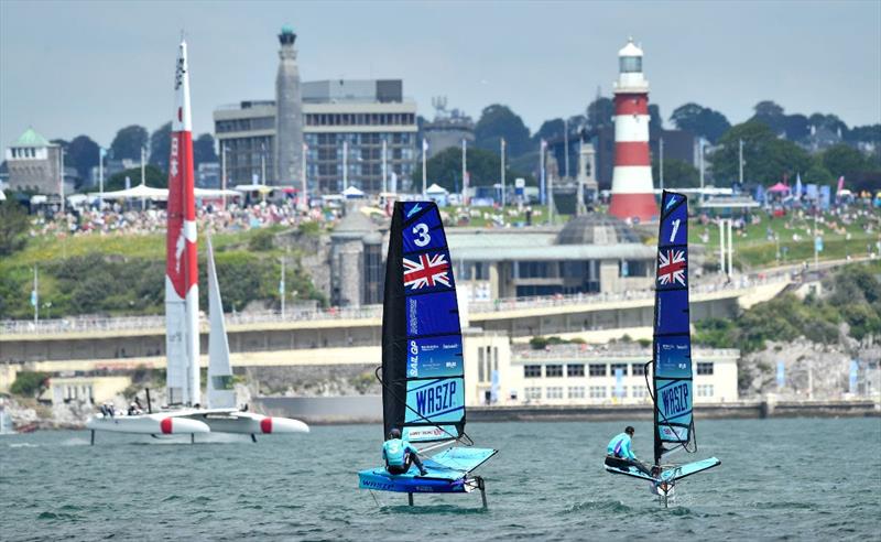 SailGP INSPIRE WASZP Racing In Plymouth