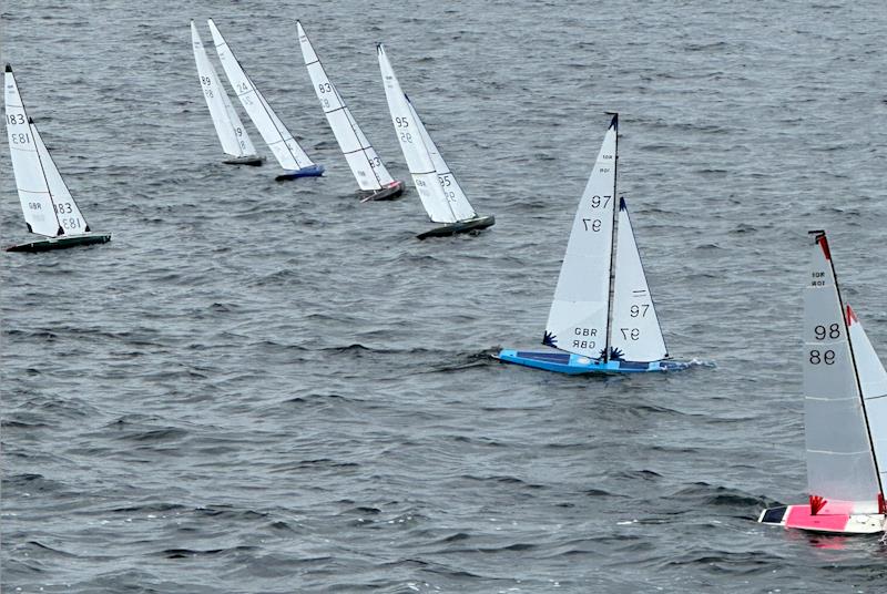 Just after one of the starts - 10 Rater National Championships at Datchet photo copyright MYA taken at Datchet Water Radio Sailing Club and featuring the 10 Rater class