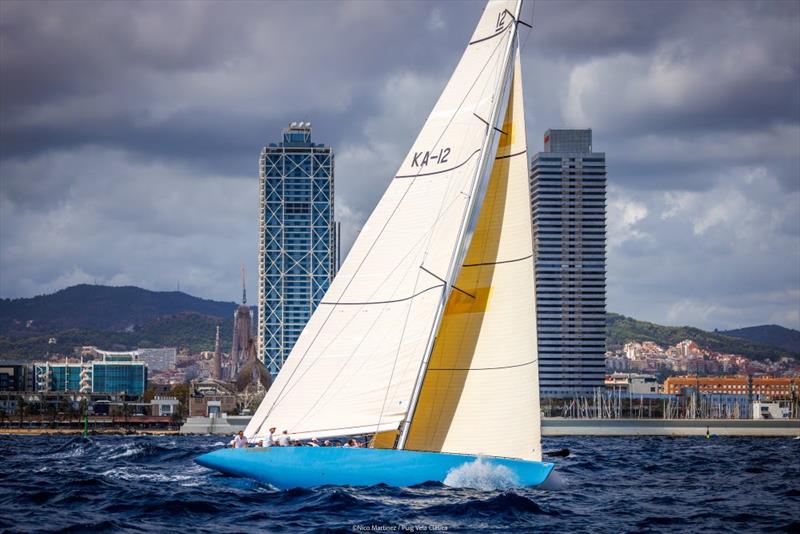 Puig Vela Clàssica Barcelona Regatta Day 3 photo copyright Nico Martinez / MartinezStudio taken at Real Club Nautico de Barcelona and featuring the 12m class