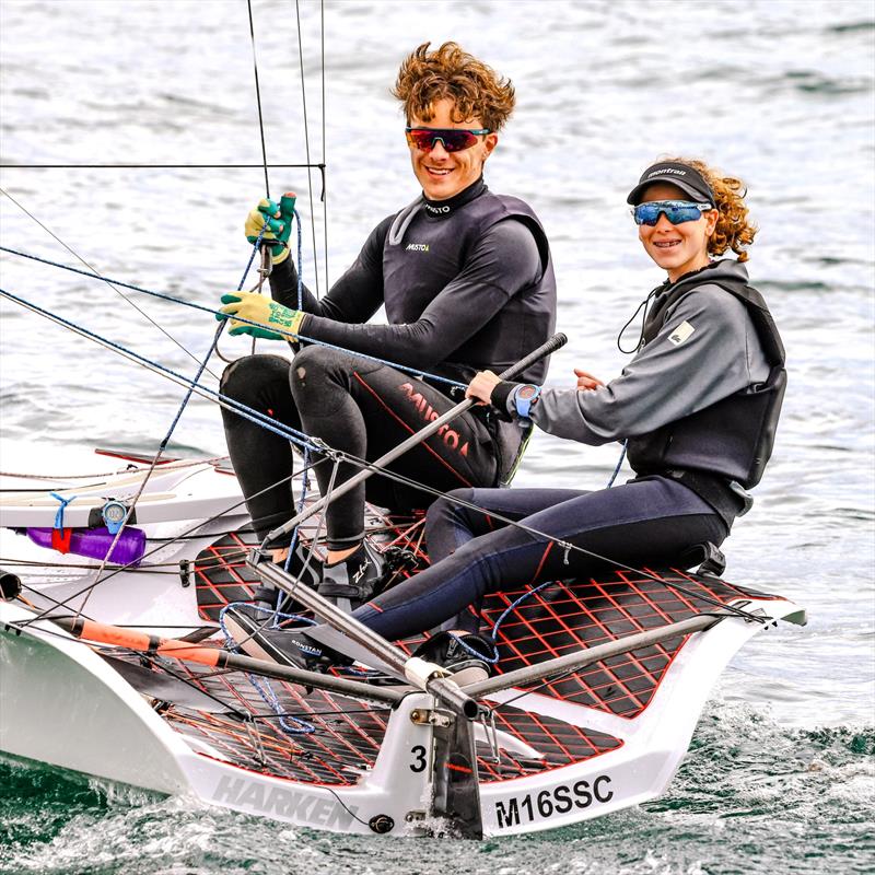 Harken 13' Skiff - Heidi Bates and Orlando Sadlik - photo © Sail Media