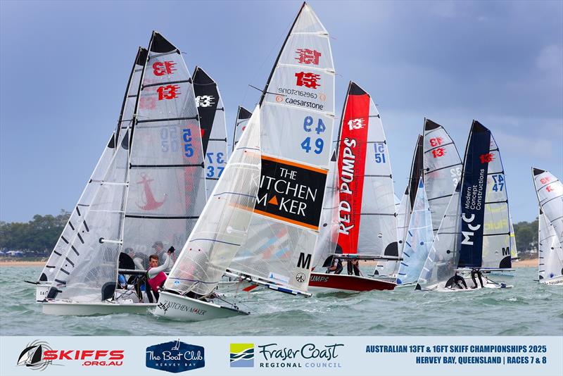 2025 Australian 13ft and 16ft Skiff Championships photo copyright Promocean Media taken at Maryborough Sailing Club and featuring the 13ft Skiff class