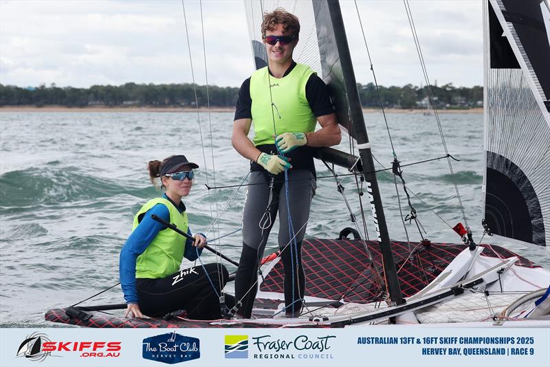 Orlando Sadlik - Heidi Bates - 2025 Australian 13ft and 16ft Skiff Championships - photo © Promocean Media