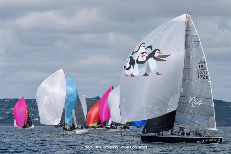 Smile'n'Wave on day 4 of Volvo Cork Week 2022 photo copyright Rick Tomlinson / Volvo Cork Week taken at Royal Cork Yacht Club and featuring the 1720 class