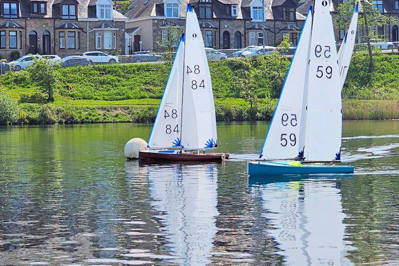 MYA Scottish District IOM Travellers at Greenock photo copyright Simon Thomson taken at Greenock Model Yacht and Power Boat Club and featuring the One Metre class