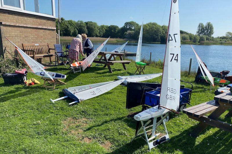 IOM open meeting at Huntingdon RYC - first racing at Hunts SC venue photo copyright Stephen Brown taken at Huntingdon Radio Yacht Club and featuring the One Metre class