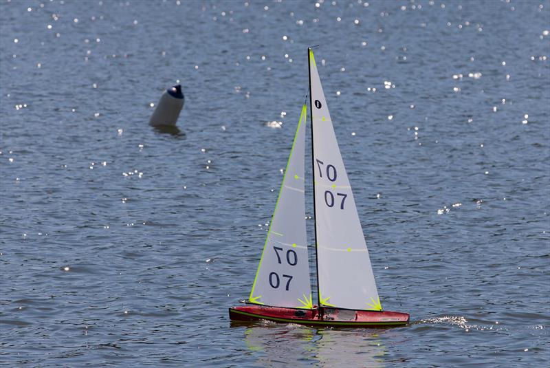 MYA Scottish District IOM Travellers event 1 at Forfar Loch photo copyright Steve Menhinick taken at Tayside Radio Sailing Club and featuring the One Metre class