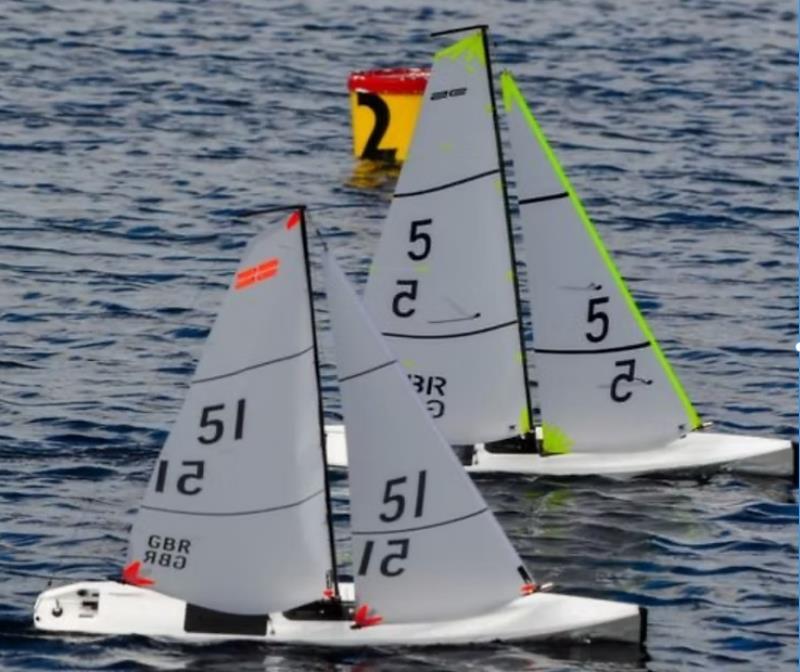 DF95's racing at the 2024 Globals at Fleetwood photo copyright Nigel Barrow taken at Fleetwood Model Yacht Club and featuring the One Metre class