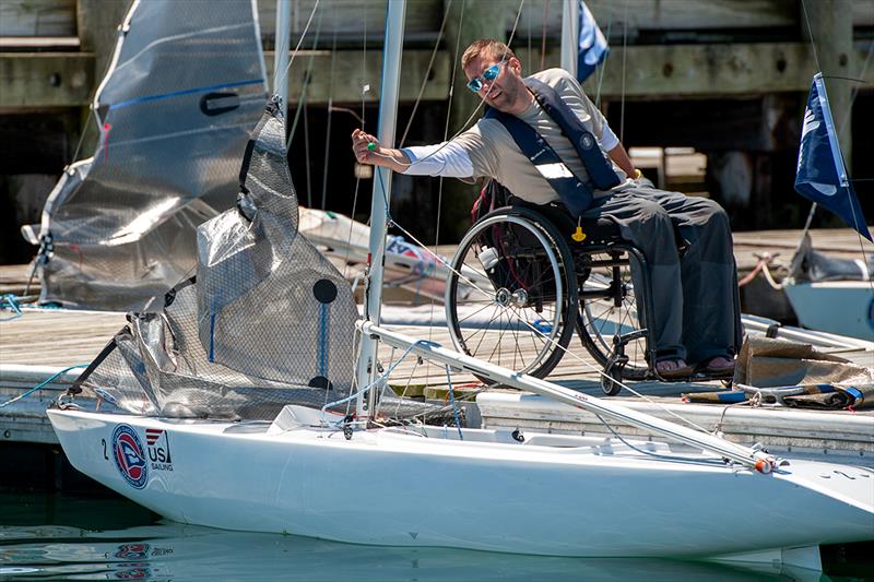 Preparing for racing at the 2018 Clagett Regatta-US Para Sailing Championships - photo © Ro Fernandez - Andes Visual