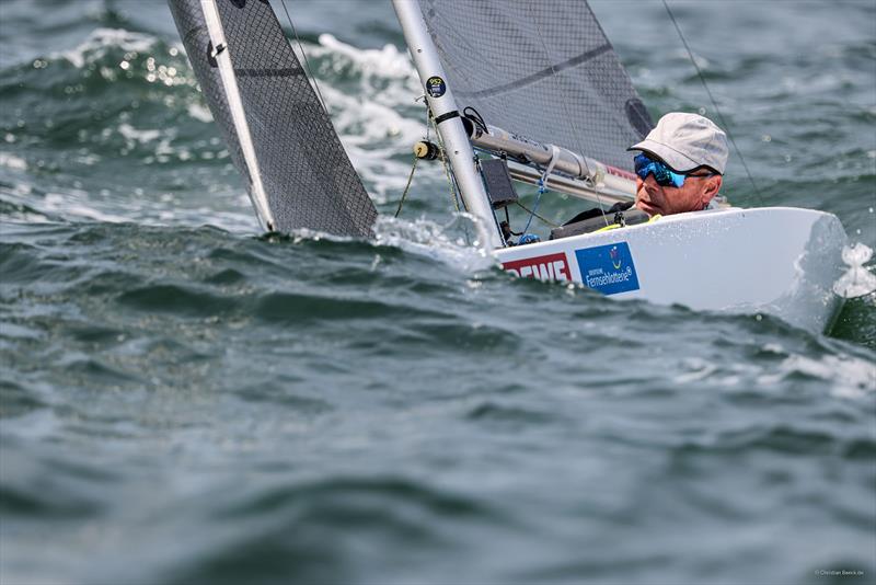 With two victories to start the day, Heiko Kröger in the 2.4mR immediately showed who is in charge at Kieler Woche - Kiel Week 2024 photo copyright Christian Beeck taken at Kieler Yacht Club and featuring the 2.4m class