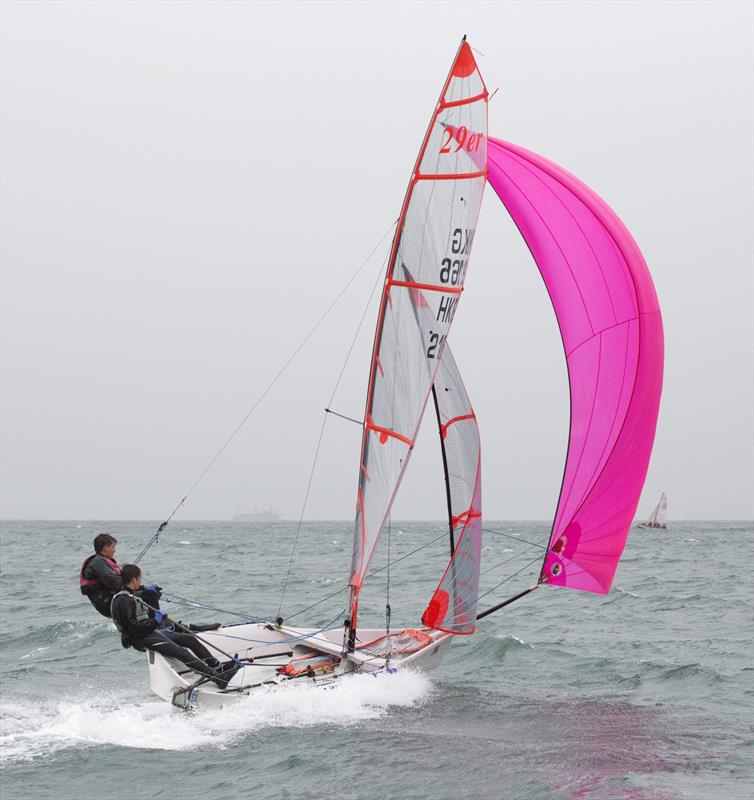 Hong Kong Race Week day 4 photo copyright Hong Kong Race Week / Guy Nowell taken at Royal Hong Kong Yacht Club and featuring the 29er class