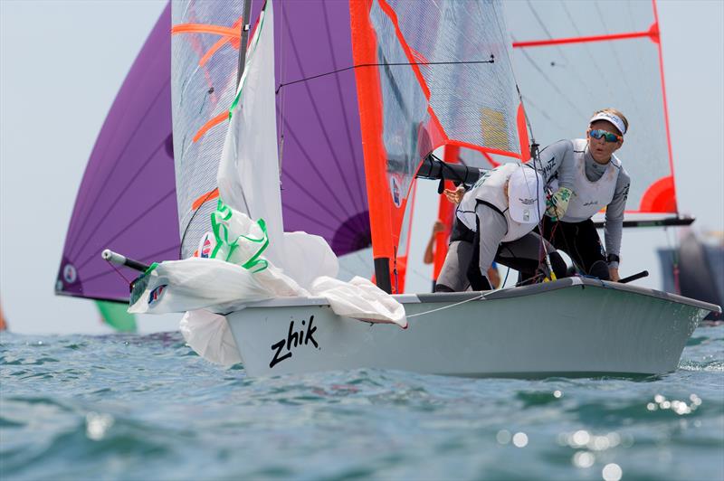 Zhik 29er Worlds at Long Beach day 3 photo copyright Matias Capizzano / www.capizzano.com taken at Alamitos Bay Yacht Club and featuring the 29er class