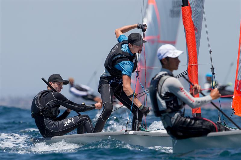 Zhik 29er Worlds at Long Beach day 5 photo copyright Matias Capizzano / www.capizzano.com taken at Alamitos Bay Yacht Club and featuring the 29er class