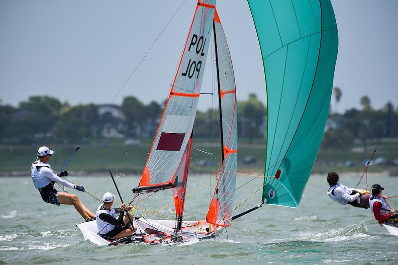 Mens - Day 2 - World Youth Sailing Championships, Corpus Christi, Texas photo copyright James Tomlinson / World Sailing taken at  and featuring the 29er class