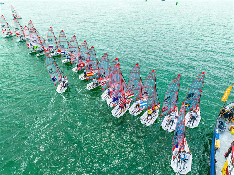 2022 Allianz Youth World Sailing Championships photo copyright Sailing Energy taken at  and featuring the 29er class