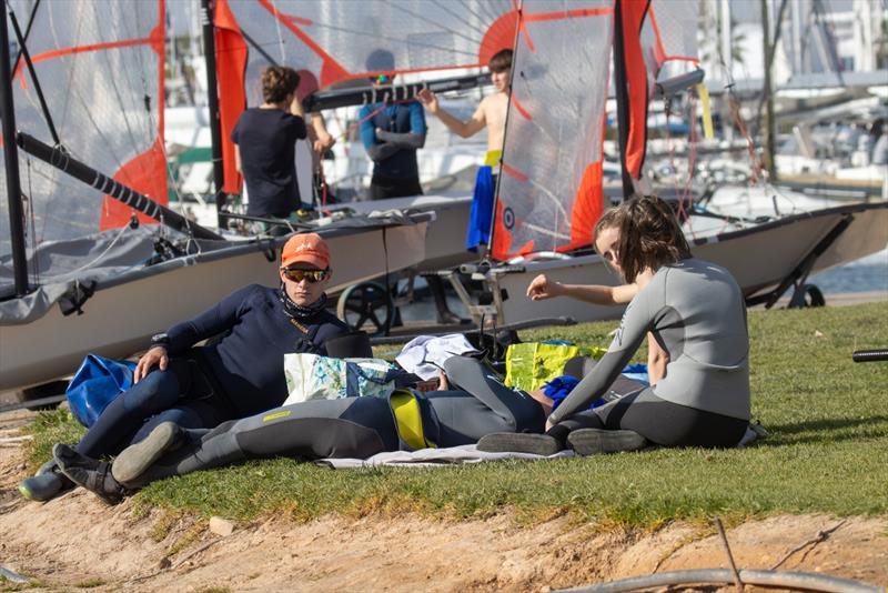 29er Euro Cup at Real Club Náutico de Valencia - Day 2 photo copyright Pep Portas / RCNV taken at Real Club Nautico Valencia and featuring the 29er class