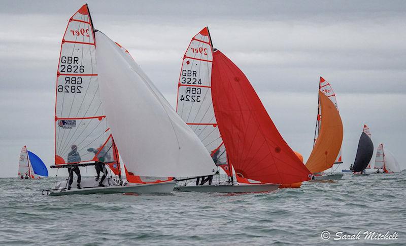 Allen 29er GP4 at Hayling Island photo copyright Sarah Mitchell taken at Hayling Island Sailing Club and featuring the 29er class