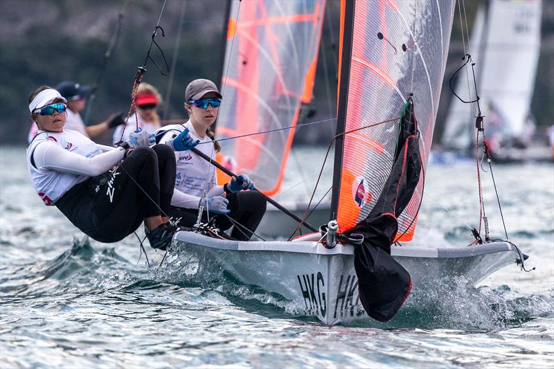 2024 Youth Sailing World Championships - Day 3 photo copyright Tamborini Alessio taken at Vela Garda Trentino and featuring the 29er class