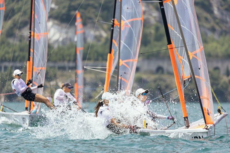 2024 Youth Sailing World Championships Day 4 photo copyright World Sailing taken at Vela Garda Trentino and featuring the 29er class