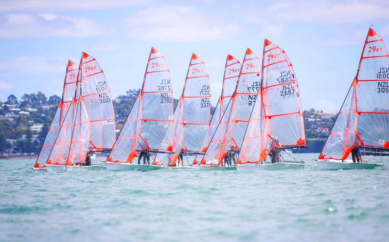 29er - Day 3 - Oceanbridge Sail Auckland 2025 - March 2, 2025 - photo © Jacob Fewtrell Media