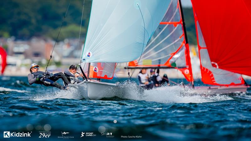 2026 29er World Championship at Kiel, Germany - Day 2 - photo © Sascha Klahn / Kieler Woche