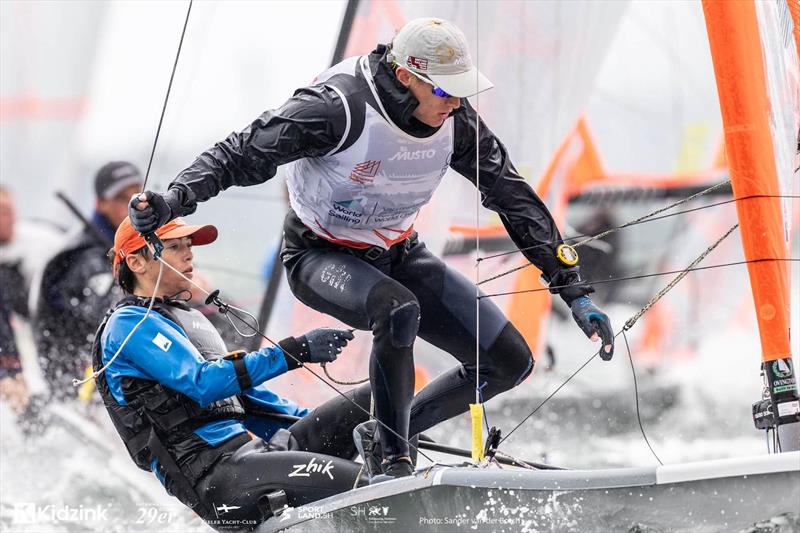 Jac Bailey and Ben Sinfield - 29er World Championship - photo © Sander van der Borch