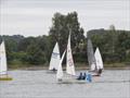 Border Counties Midweek Sailing at Shotwick Lake - Nice rounding by the 420 © Brian Herring