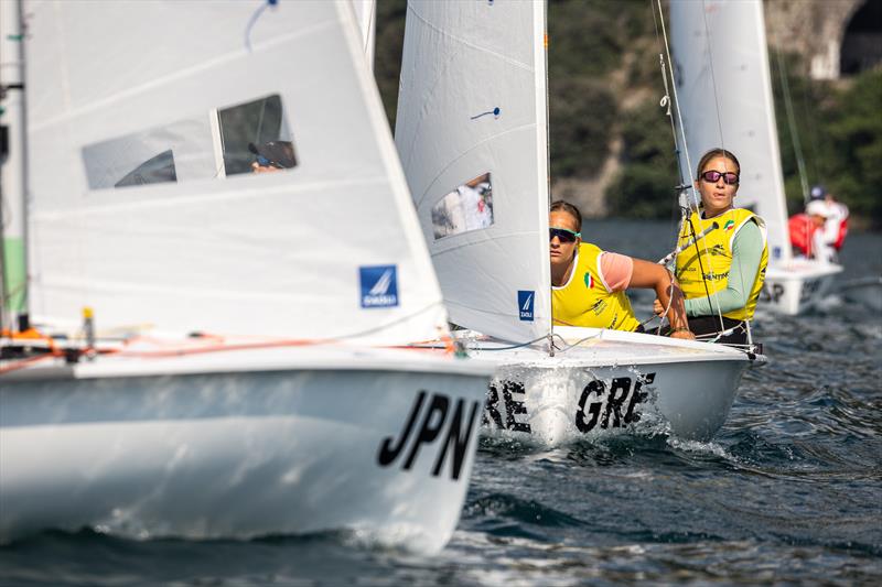 2024 Youth Sailing World Championships - Day 3 photo copyright Giovanni Mitolo taken at Vela Garda Trentino and featuring the 420 class