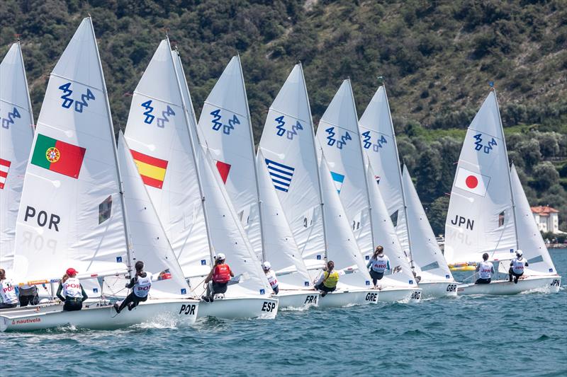 2024 Youth Sailing World Championships Day 4 photo copyright World Sailing taken at Vela Garda Trentino and featuring the 420 class