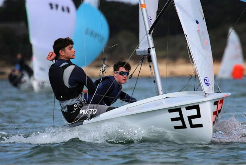 Xtremity 420 Autumn Championship at Warsash photo copyright Jon Cawthorne taken at Warsash Sailing Club and featuring the 420 class