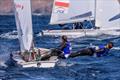 Spanish team Mas & Marsans racing upwind - Lanzarote International Regatta 2025 © Sailing Energy / Lanzarote Sailing Center