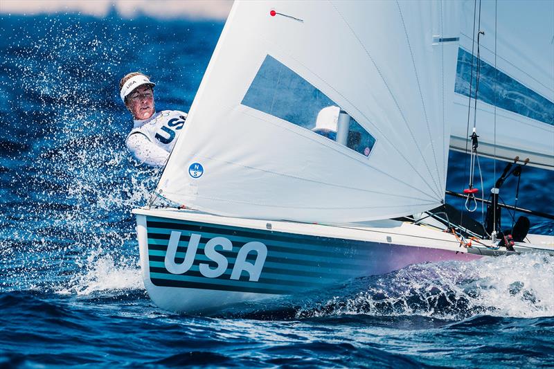 The Mixed Dingy (470) event got underway today at the Paris 2024 Olympics - photo © Sailing Energy / US Sailing Team