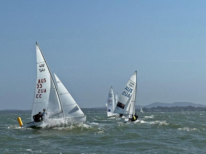 In the 470 just recently with Nick Behrans (Sail No. 33) - photo © Adrian Finglas