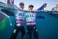 Isaac McHardie and Will McKenzie (NZL) - Silver Medalists - Mens Skiff - Paris2024 Olympic Sailing Event - Marseille - August 2, 2024 © World Sailing / Lloyd Images