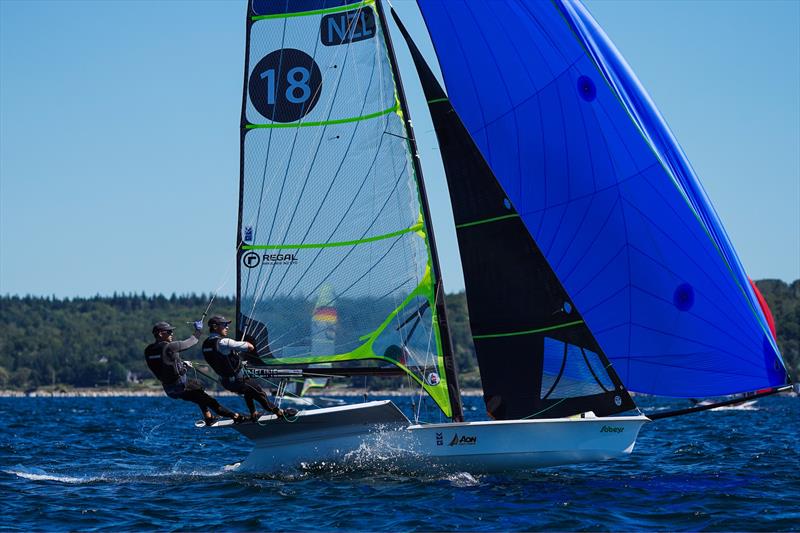 Isaac McHardie and Willian McKenzie (NZL) - 49er - Day 3 - World Championship August 31st - September 5th, Halifax, Nova Scotia, Canada - photo © Sailing Energy