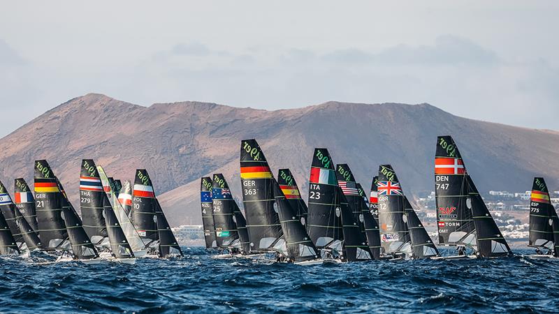 49er and 49erFX Worlds at Lanzarote day 1 - photo © Sailing Energy / Lanzarote Sailing Center