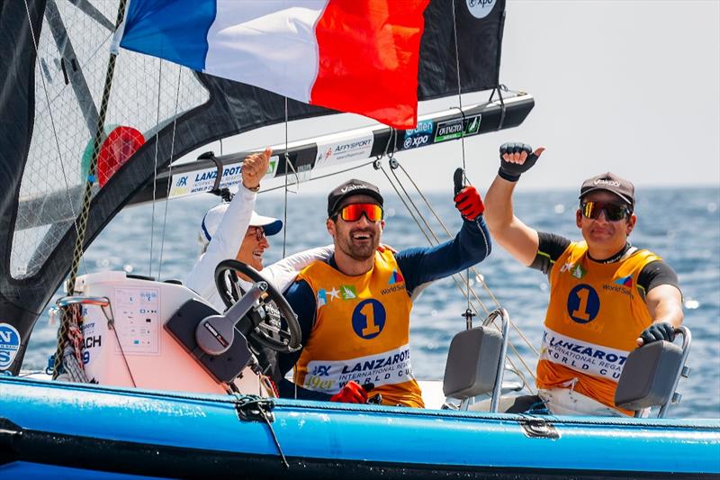 FRA 16 - Erwan Fischer and Clément Pequin - Lanzarote International Regatta 2024 - photo © Sailing Energy / Lanzarote Sailing Center