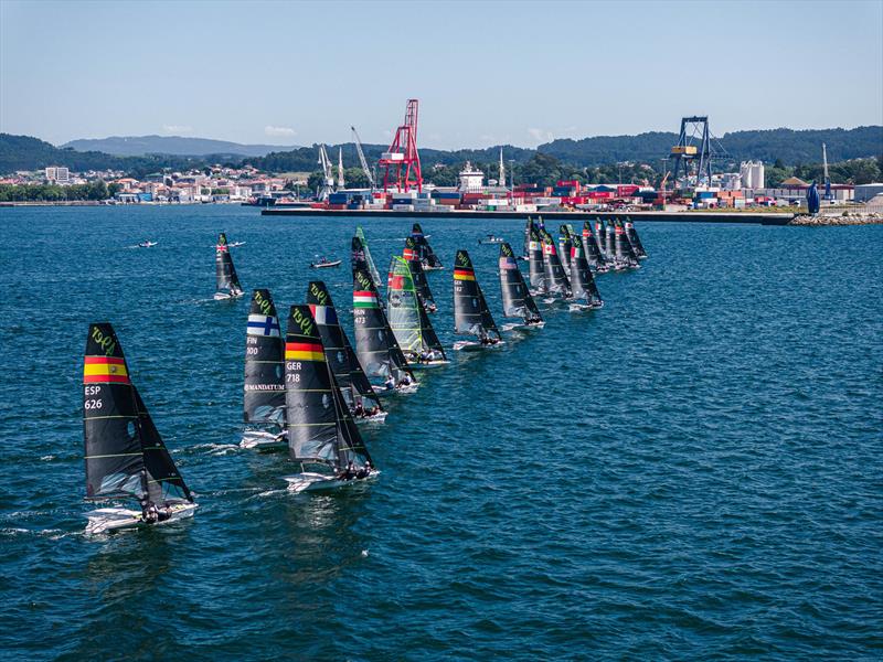 2024 49er, FX & Nacra 17 Junior World Championships  photo copyright The international 49er class taken at  and featuring the 49er class