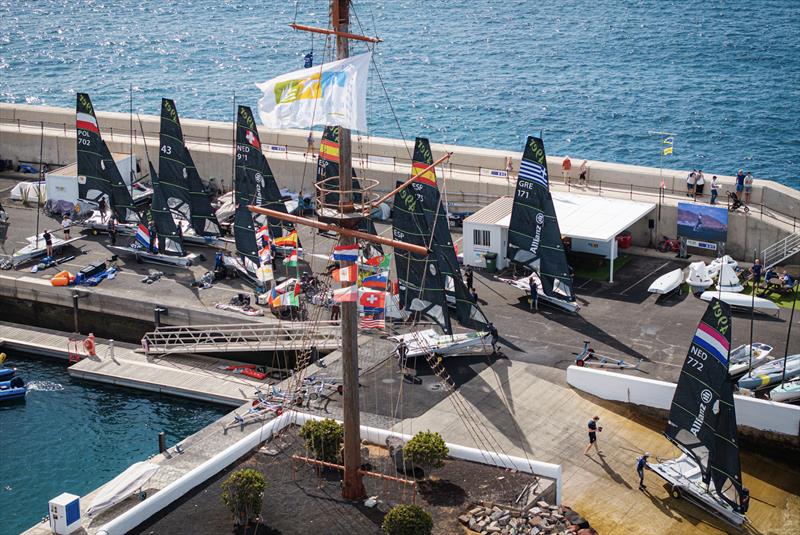 Ashore in warm and sunny Marina Rubicón -  Day 1 of the Lanzarote International Regatta - photo © Jacobo Bastos