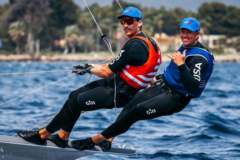 Nevin Snow and Ian Mac Diarmid (USA) - 56th Semaine Olympique Française de Hyères photo copyright Sailing Energy / FFVOILE / SOF taken at COYCH Hyeres and featuring the 49er class