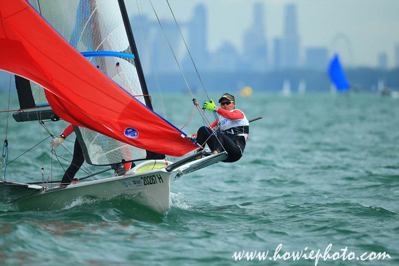 Southeast Asian Games day 7 photo copyright Howie Photogaphy / www.howiephoto.com taken at Singapore Sailing Federation and featuring the 49er FX class