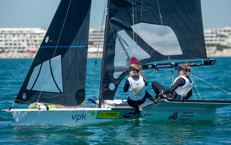 49er and 49erFX Europeans at La Grande Motte Day 5 - photo © YCGM / Didier Hillaire