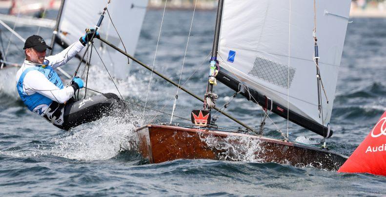 Sören Dulong Andreasen from Denmark takes the win in the Contender class at Kieler Woche - photo © www.segel-bilder.de