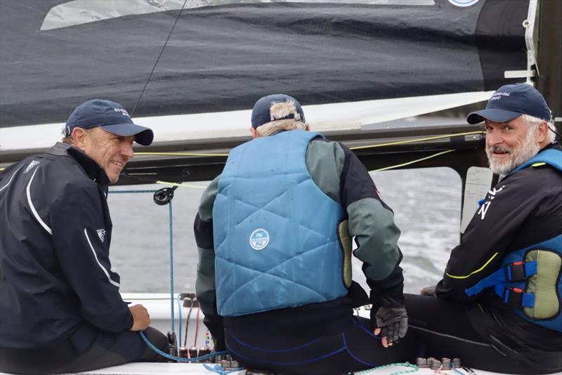 John Bacon, Terry Wetton and James Mayjor - 5.5m sailing photo copyright North Sails taken at  and featuring the 5.5m class
