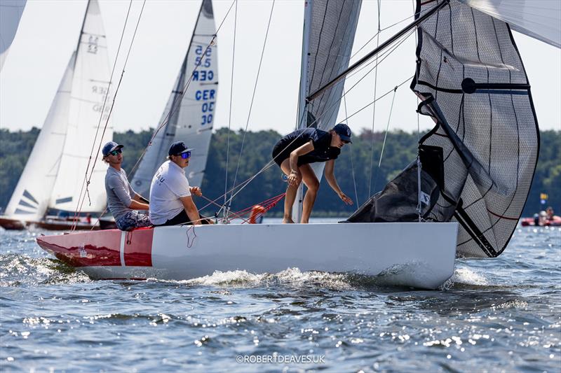 Red&White - 5.5 Metre German Open photo copyright Robert Deaves taken at  and featuring the 5.5m class