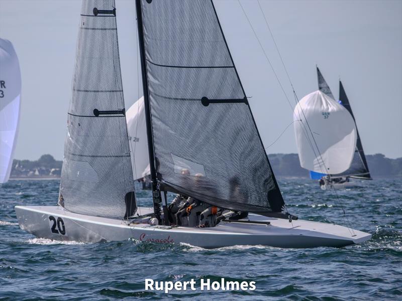 Caracole (Bernard Haissly, Daniel Stampfli and Nicolas Berthoud) - 5.5 Metre class World Championship - photo © Rupert Holmes