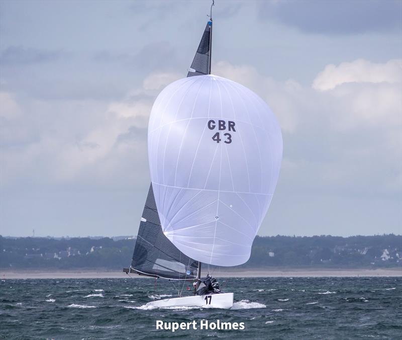 The Jean Genie (Peter Morton, Andrew Palfrey, Ruairidh Scott) - 5.5 Metre class World Championship photo copyright Rupert Holmes taken at Yacht Club de l'Odet and featuring the 5.5m class