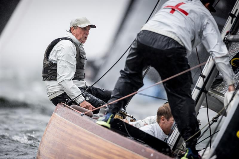 Battlecry, silver medal, Open fleet - Six Metre European Championship photo copyright SailingShots by Maria Muiña taken at Real Club Nautico de Sanxenxo and featuring the 6m class