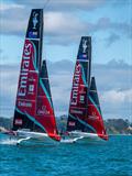 Emirates Team NZ - two boat training - Auckland - November 20, 2025 © Emirates Team NZ