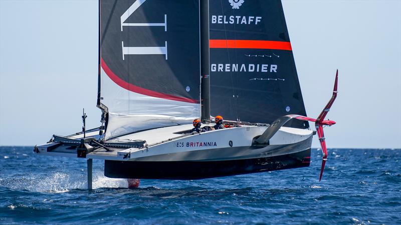 T6 - LEQ12 - INEOS Britannia - Day 37 - April 19, 2023 - Mallorca photo copyright Ugo Fonolla / America's Cup taken at Royal Yacht Squadron and featuring the AC40 class