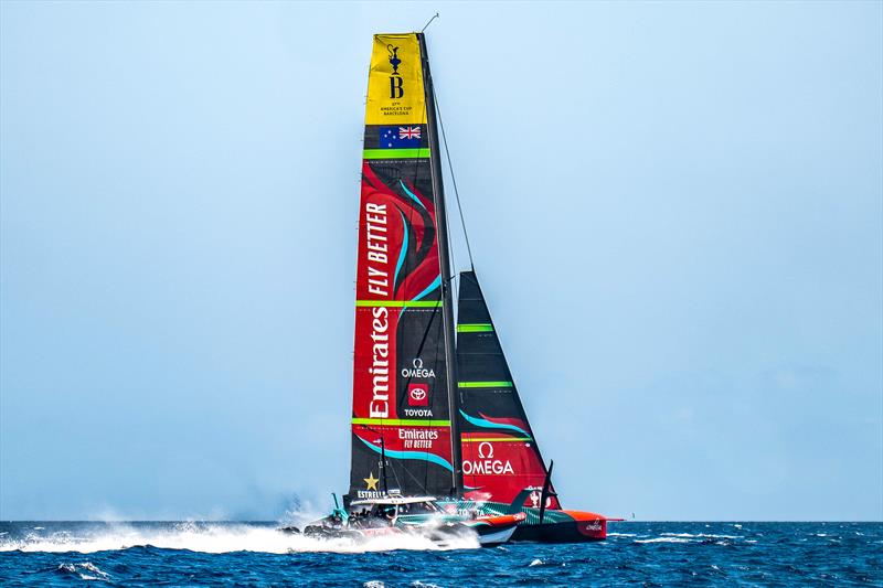 Emirates Team New Zealand - AC75 - Day 20 - July 14, 2023 - Barcelona